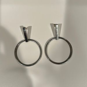 Silver Hoop Earrings